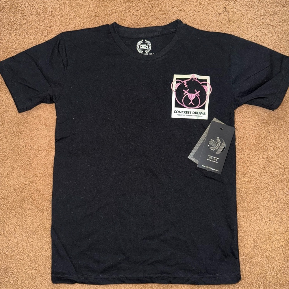 3 clothing items for $20 Black and Pink Kids Tee